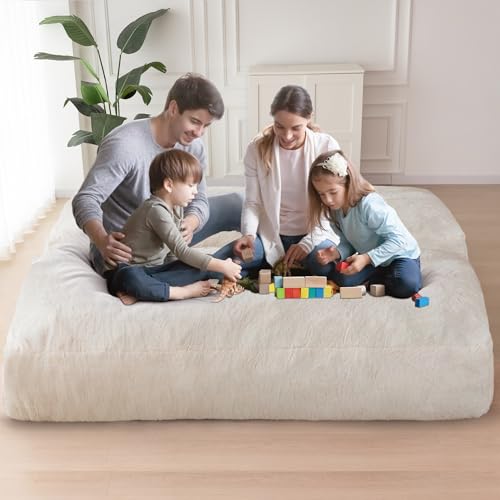 MAXYOYO Giant Bean Bag Chair Bed for Adults, Convertible Floor Sofa G466