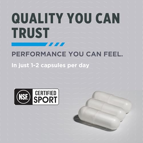 Creatine HCl Capsules for Muscle & Cognitive Support, NSF Certified, 90 ct A242413