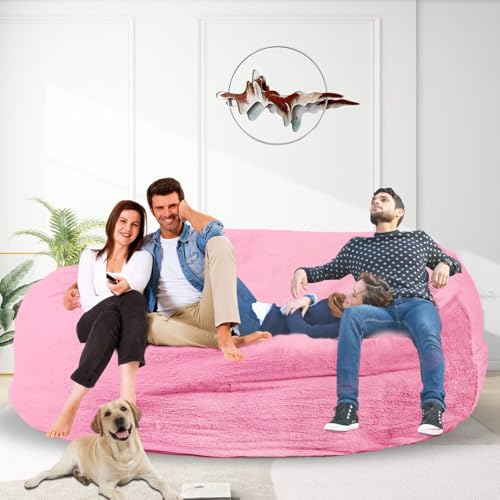 Bean Bag Chair for Adults 3FT, Soft Removable Cover, Light Gray M535251