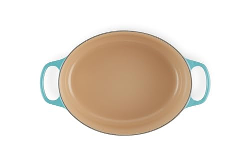 Le Creuset Enameled Cast Iron Signature Oval Dutch Oven, 9.5 qt., Cerise C95821