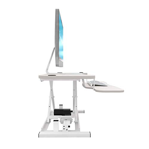 VERSADESK PowerPro™ 36 Inch Electric Standing Desk Converter, Black H627
