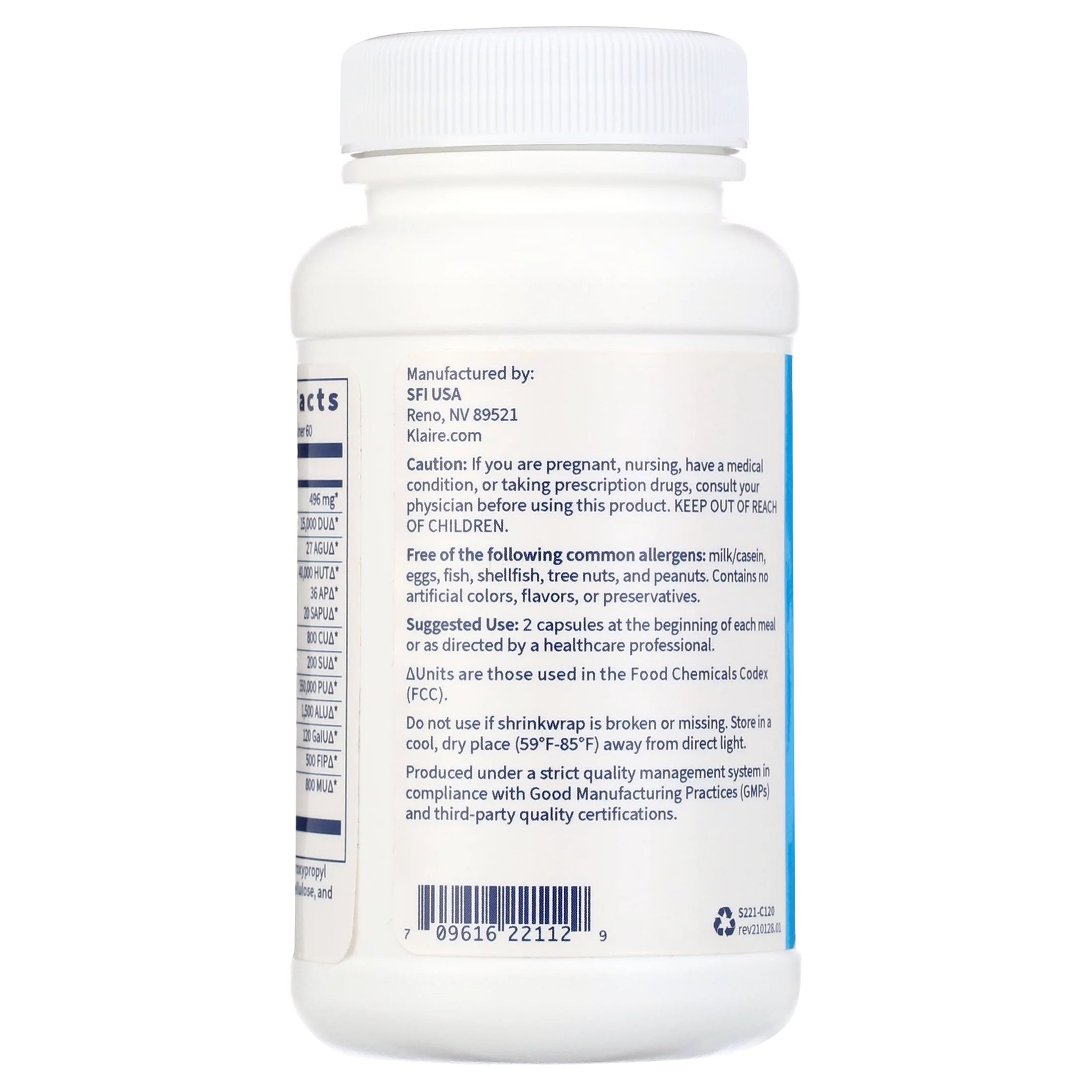 Vital-Zymes Forte 120 vegcaps T96122