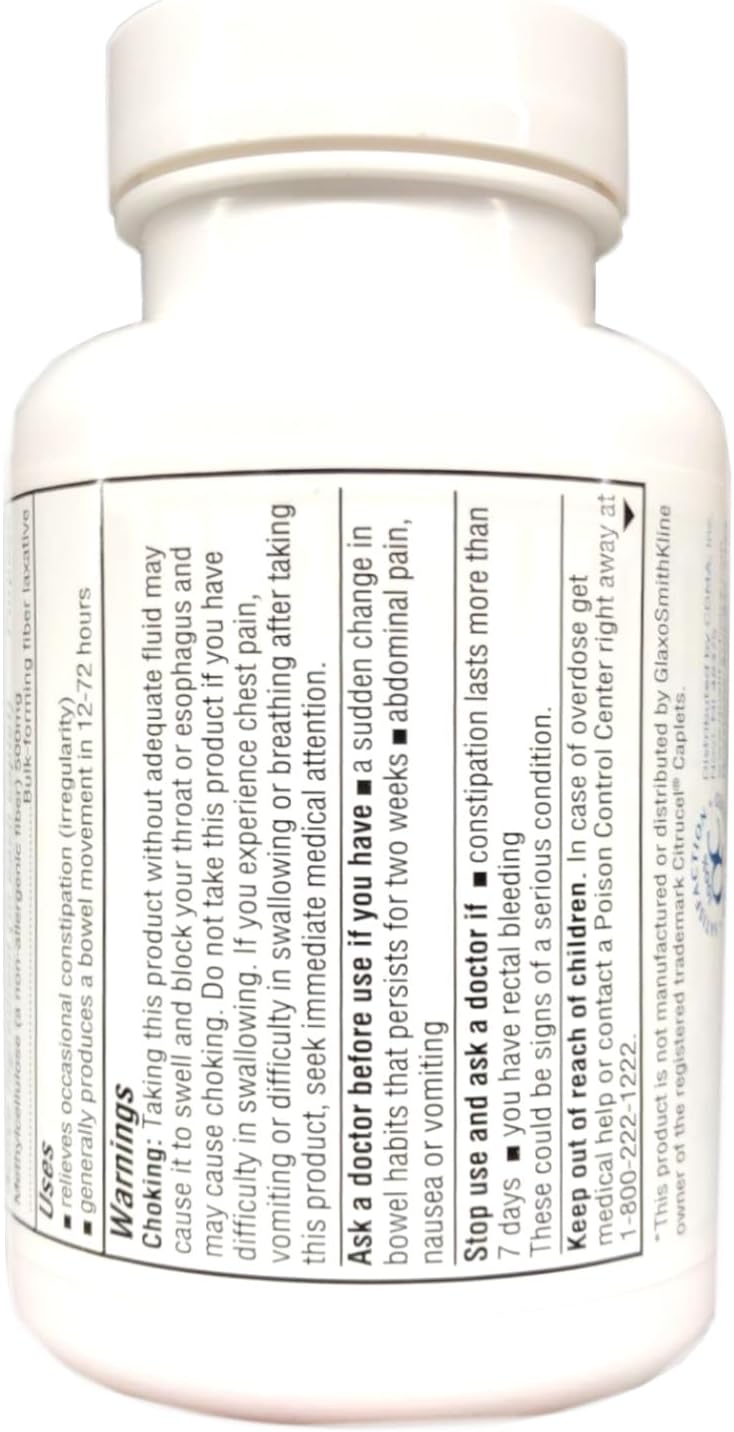 Quality Choice Fiber Therapy Caplets 100 Ct T546170