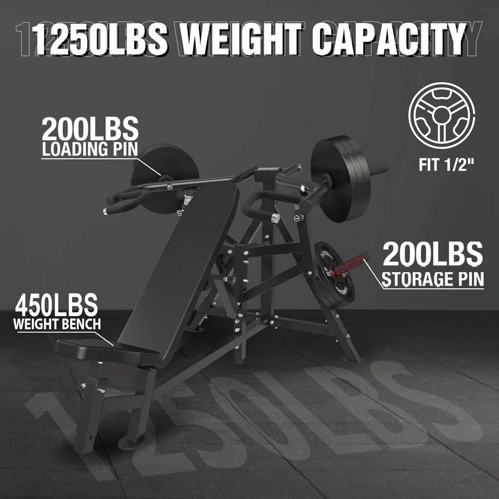 GMWD Chest Press Machine with Independent Converging Arms for Home Gym Y4530