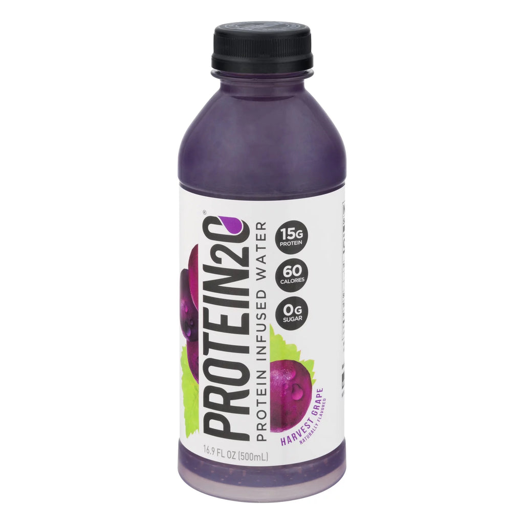 Protein2o 15g Whey Protein Infused Water, Harvest Grape, 16.9 oz E255