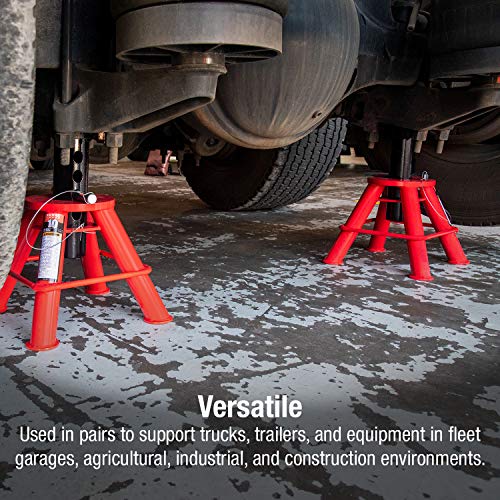 Sunex 1410 10-Ton Pin Type Jack Stands, Pair R896444