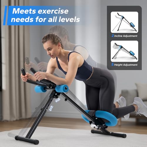 MERACH Adjustable Abdominal Trainer for Home Gym, Foldable Core Exercise Machine I211848