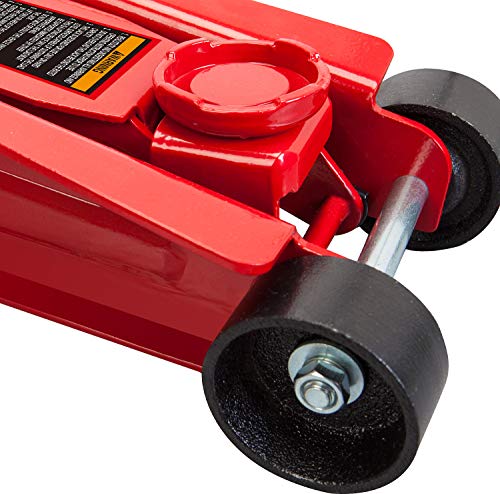 BIG RED Torin Hydraulic Trolley Floor Jack with Storage Case, 1.5 Ton Capacity, Black J906585
