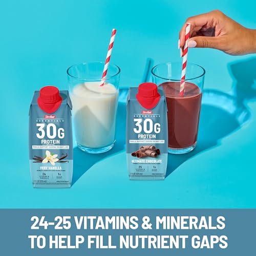 SlimFast Essentials 30g Vanilla Protein Shake, 12 Count F219