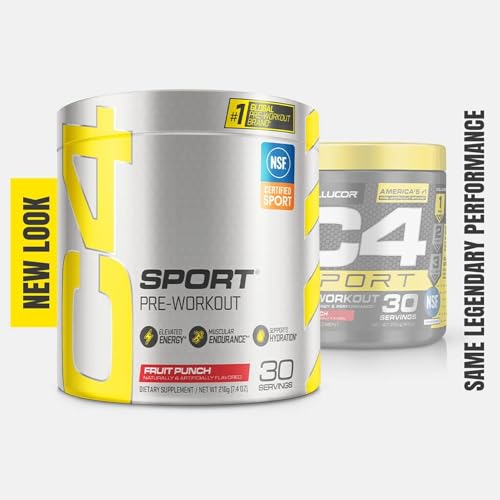 Cellucor C4 Sport Pre Workout Powder Watermelon, NSF Certified for Sport, 30 Servings P484457