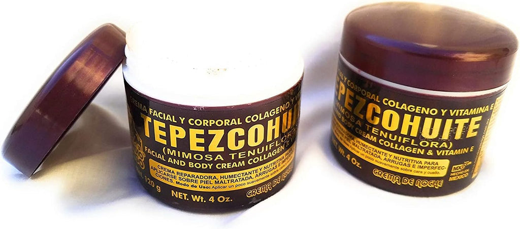 DEL INDIO PAPAGO Tepezcohuite Night Facial Cream 60g with Neutral Soap 125g A374