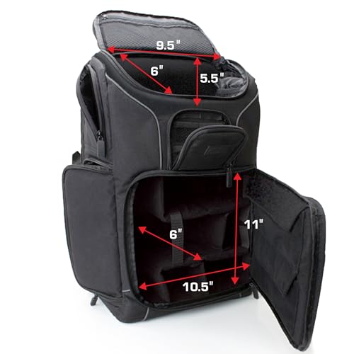 USA Gear DSLR Camera Backpack Case 15.6 inch Laptop Compartment Green L3340