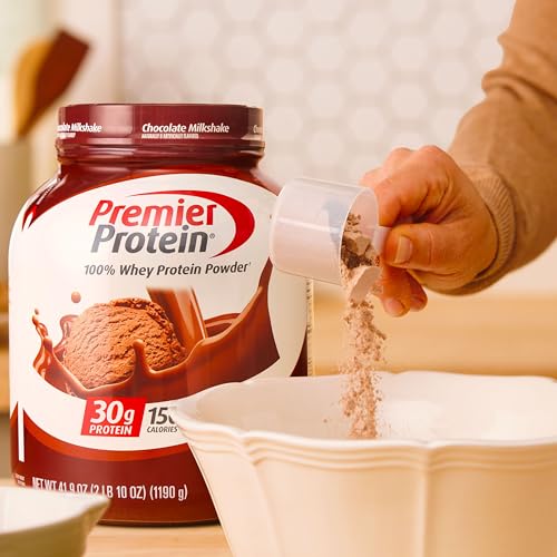 Premier Protein Powder, Vanilla Milkshake, 30g Protein, 17 Servings V9109