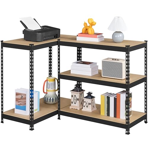 Yaheetech 5-Tier Heavy Duty Garage Shelving Unit, Adjustable Metal Storage Rack, Blue J339478