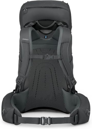 Osprey Rook 65L Men's Backpacking Backpack, Dark Charcoal/Silver Lining X67721
