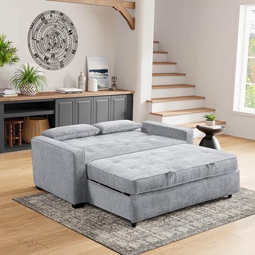 Serta Ainsley Convertible Sleeper Sofa Queen Size Navy Velvet V951