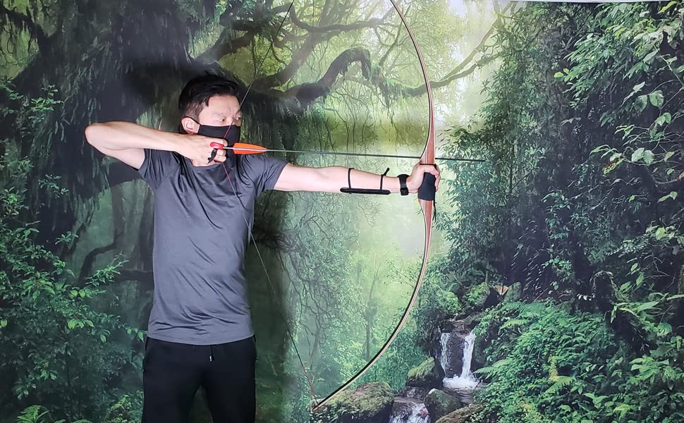SAS Pioneer 68" Traditional Wood Longbow, Right and Left Hand A5044