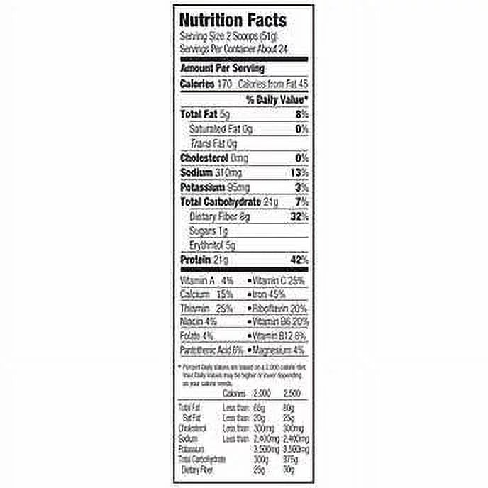 Orgain USDA Organic Plant Protein and Superfoods Powder, 2.7 lbs N66394