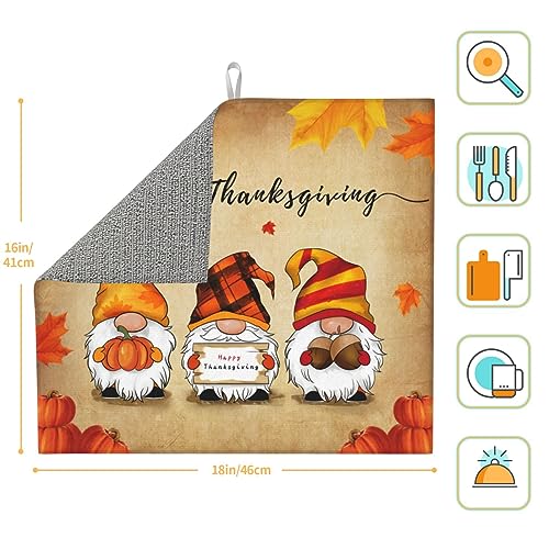 Marble White Dish Drying Mat for Kitchen Counter, Grey Marble, 16x18 inch J113589