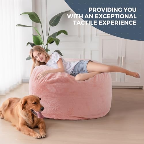 MAXYOYO Giant Bean Bag Chair Bed for Adults, Convertible Floor Sofa G466