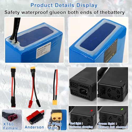 52V 20Ah Ebike Battery with 3A Charger and Connectors A732