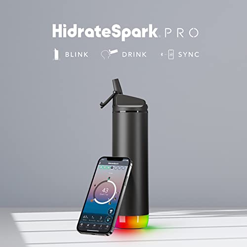 Hidrate Spark PRO Smart Water Bottle – Insulated Stainless Steel, 21 oz K6939