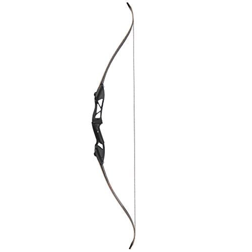 Toparchery Archery 56" Takedown Recurve Bow Metal Riser Right Hand Black T792409