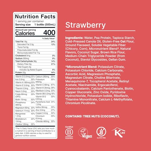 Huel Ready-to-Drink Chocolate Meal Replacement, 20g Protein, 16.9 Fl Oz (12 Pack) D52742