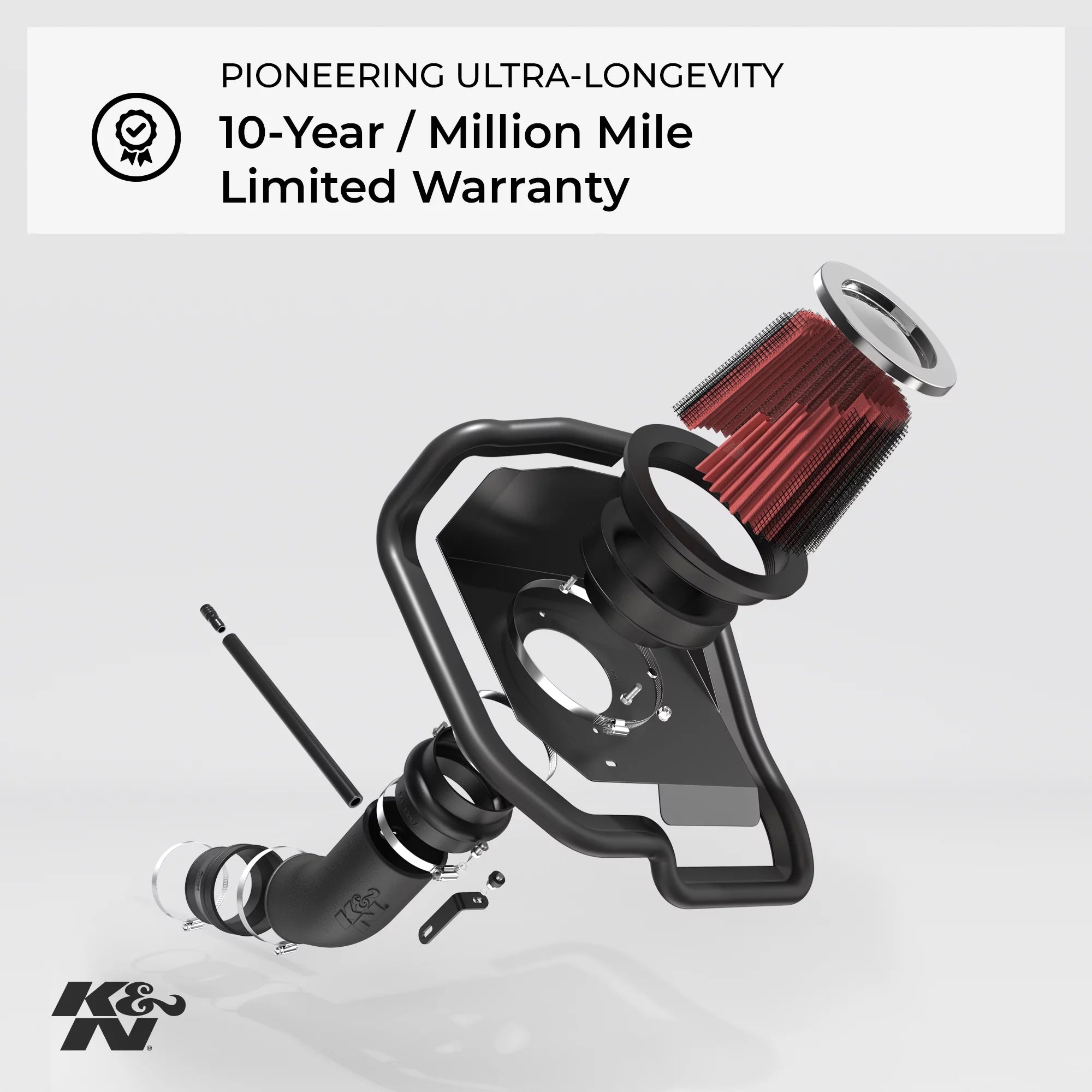 K&N Cold Air Intake Kit for 2010-2011 Chevy Camaro 3.6L V6 P372