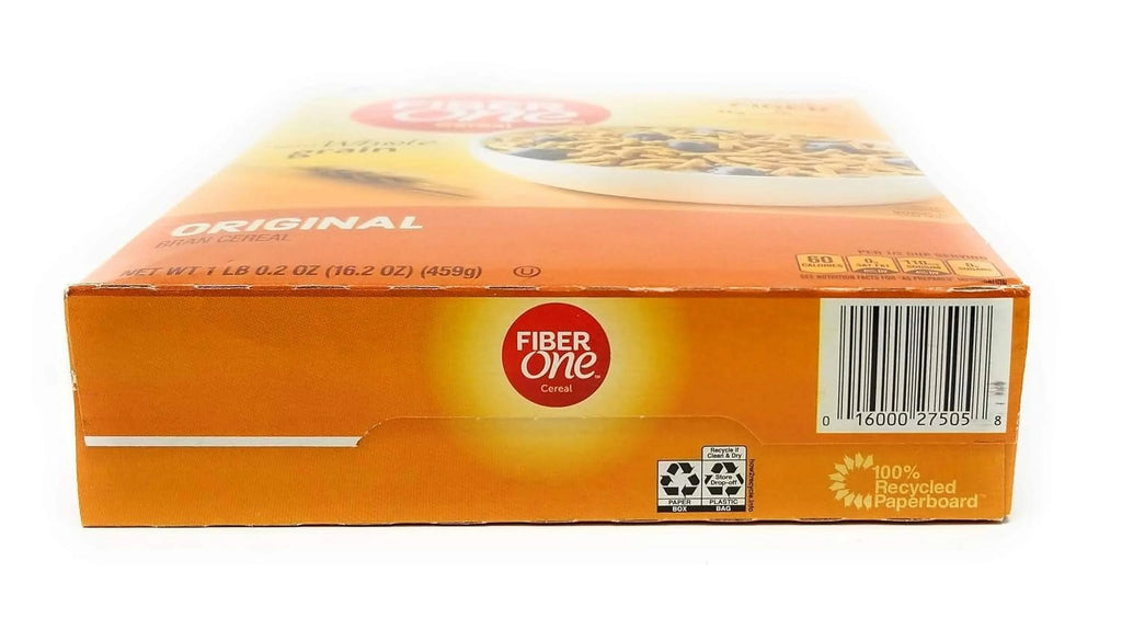 Fiber One Cereal Bran Original 16.2 oz, Pack of 3 M11903