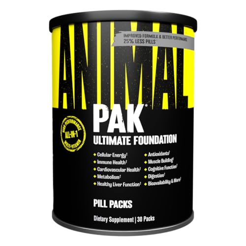 Animal Pak Daily Multivitamin & Supplement Pack for Men and Women, 30 Count F8200