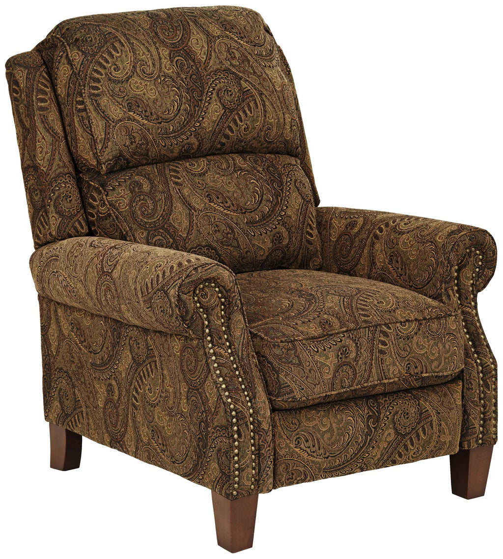 Kensington Hill Beaumont Warm Brown Paisley Fabric Recliner Chair K88903