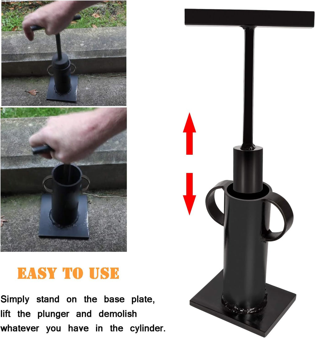 Sunluway Rock Crusher Heavy Duty Frit Maker Glass Breaker Ore Crusher Z183949