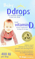Ddrops Baby Liquid Vitamin D3 400 IU 2.50 mL (90 drops) (Pack of 4)