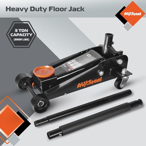 3 Ton Floor Jack Heavy Duty Hydraulic Car Jack with Single Piston Pump H19028