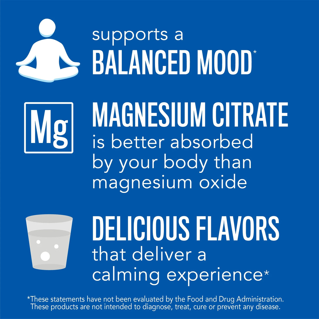 Natural Vitality CALM Magnesium Powder Supplement, Cherry, 16 oz F717
