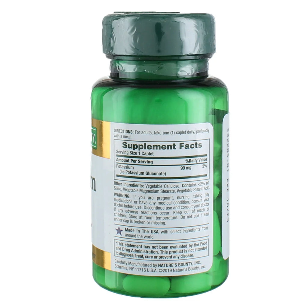 Nature's Bounty Potassium Essential Nutrient Fluid Balanced, 100ct, 6-Pack V40654