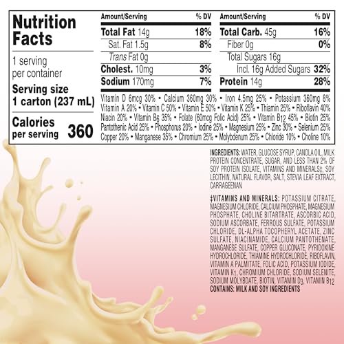 BOOST Plus Nutritional Drink, Rich Chocolate, 8 fl oz, 24 Pack N58514