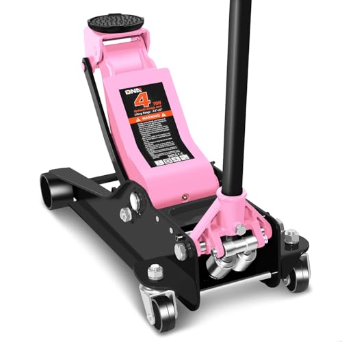 DNA MOTORING Floor Jack 3 Ton Low Profile Heavy Duty Hydraulic Car Jack, Black T11604