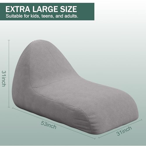 COMAX Unicorn Bean Bag Chair for Kids with Filler, Pink H562644