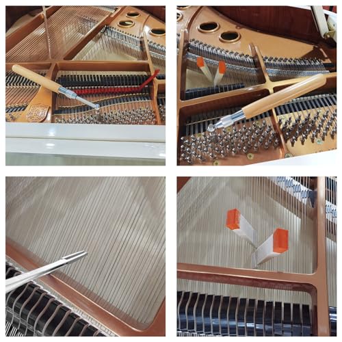 Professional Piano Tuning Hammer and Mute Kit 8 Pieces R100