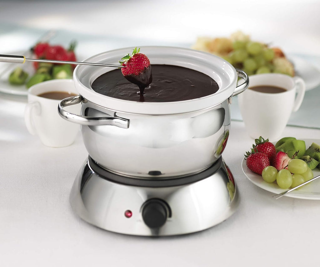 Trudeau Alto 3-in-1 Electric Fondue Set, 81 oz, Silver F5924