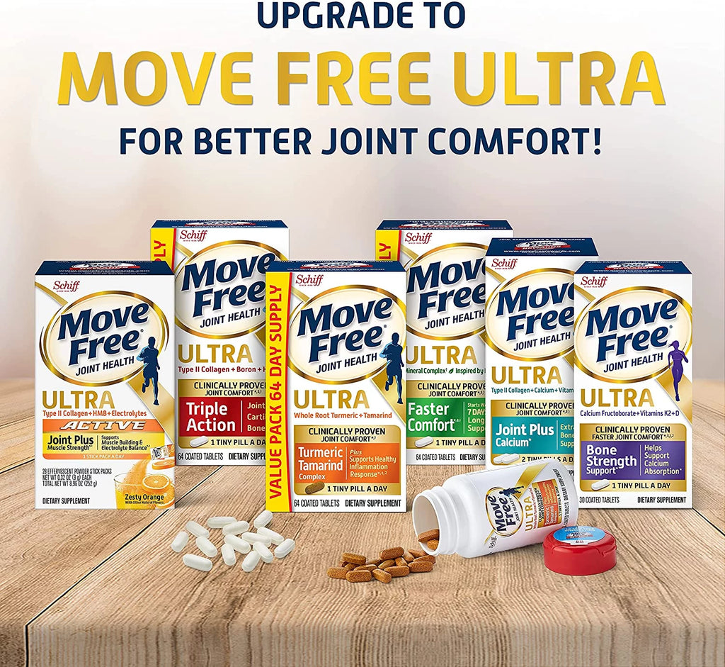 Move Free Glucosamine Chondroitin MSM Joint Supplement, 120 Count S489
