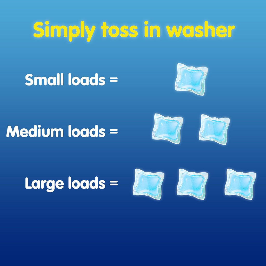 Snuggle Scent Boosters In-Wash Laundry Scent Pacs, Blue Iris Bliss & Ocean Breeze, 115 Count D1368