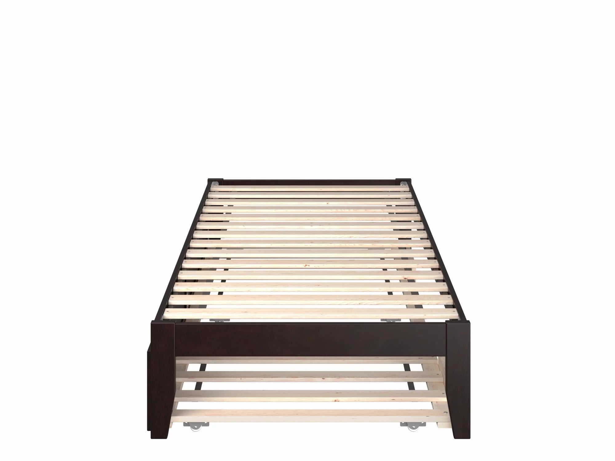 AFI Colorado 14" Twin XL Wood Platform Bed Frame with Trundle, Espresso W709