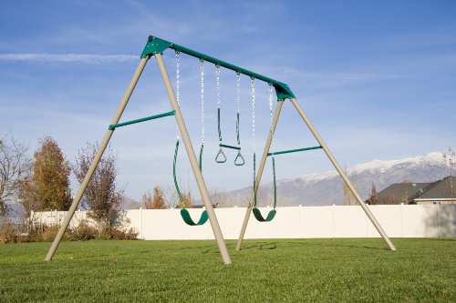 Lifetime Heavy Duty A-Frame Metal Swing Set E3142