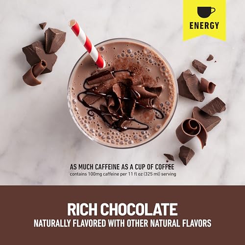 SlimFast Protein Shake, Chocolate, 20g Protein, Meal Replacement, 12 Count R712103