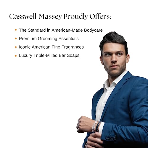 Caswell-Massey Number Six Castile Bar Soap Gift Set, 3 x 5.8 oz K94308