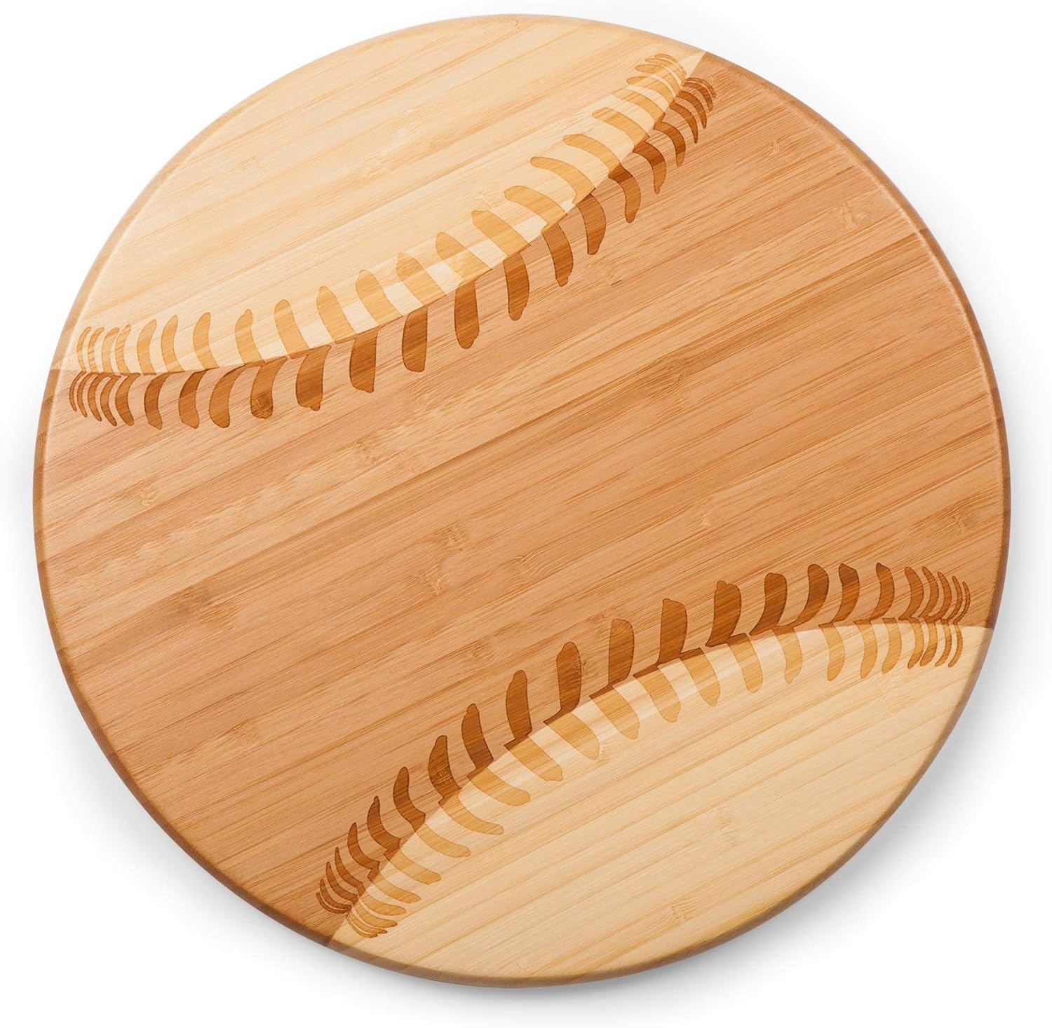 TOSCANA Picnic Time Home Run Baseball Cheese Board Bamboo C331200