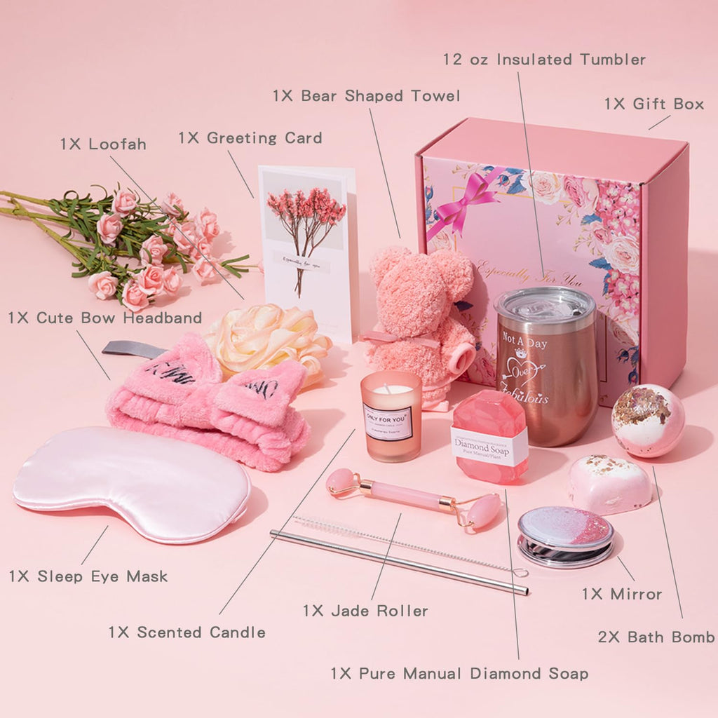 Rose Bath Relaxing Gift Set for Women Birthday U257257